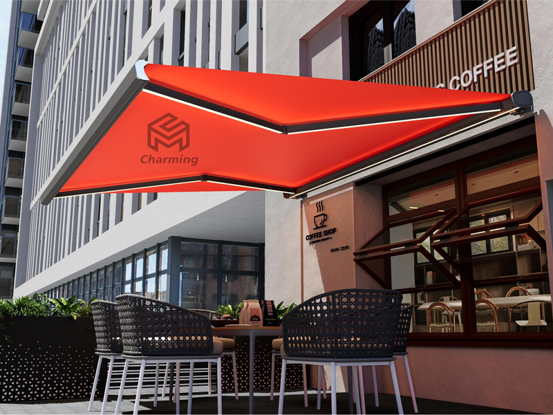 CHARMING Outdoor Folding-Arm Retractable Full Cassette Awning: A Comprehensive Overview