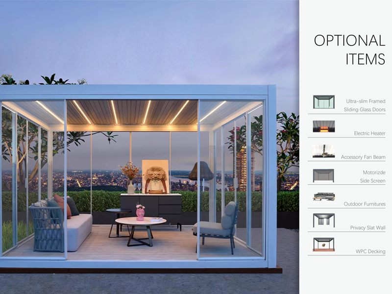 aluminum-motorised-pergola-optional-items