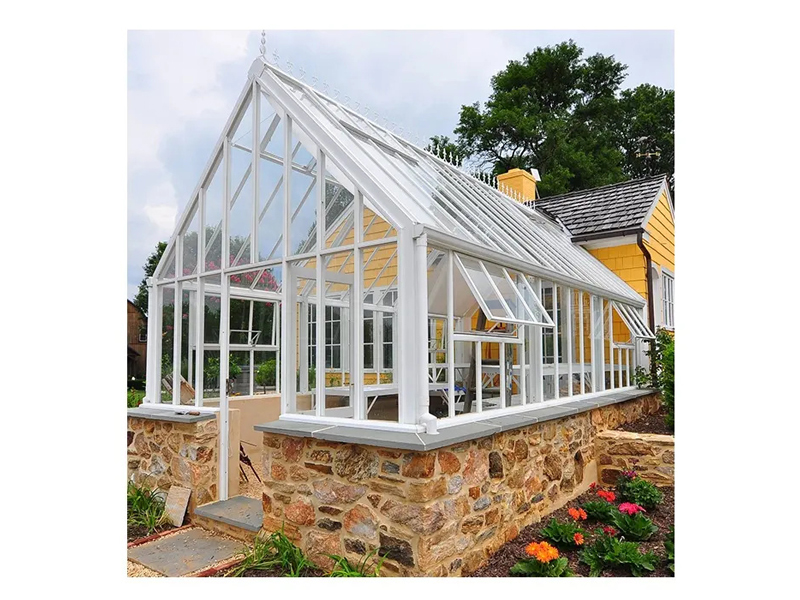 Charming Glass Sunroom Enclosure: The Perfect Solarium Garden House