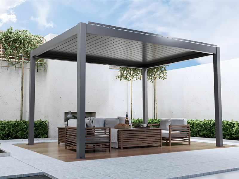 manual-opening-louver-pergola-in-white-with-4-posts-3